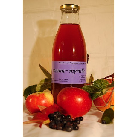 Pur Jus de Pomme / Myrtille 1 litre