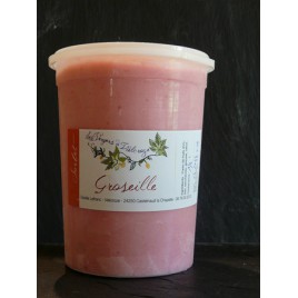Pot 500 ml Sorbet Groseille Plein Fruits