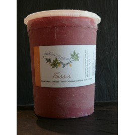 Pot 500 ml Sorbet Cassis Plein Fruits